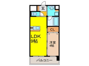 MIWA TERRACE 別院の物件間取画像